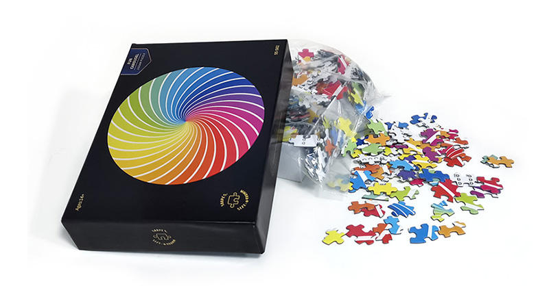 Brinquedos infantis com preço de fábrica impressos personalizados 500 1000 peças quebra-cabeça educacional de aglomerado grosso para adultos