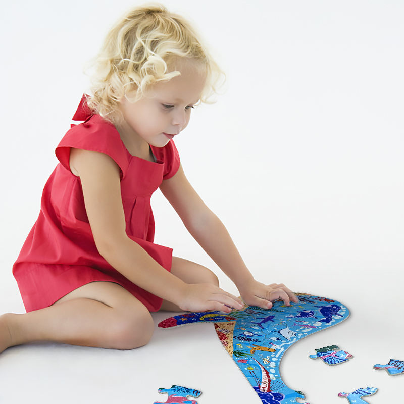 Jogos infantis personalizados personalizados 50 80 100 peças quebra-cabeças educativos para crianças