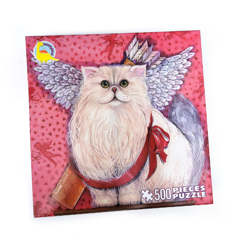 Fabricante produz design animal personalizado desenvolve o quebra-cabeça de 500 peças do cérebro