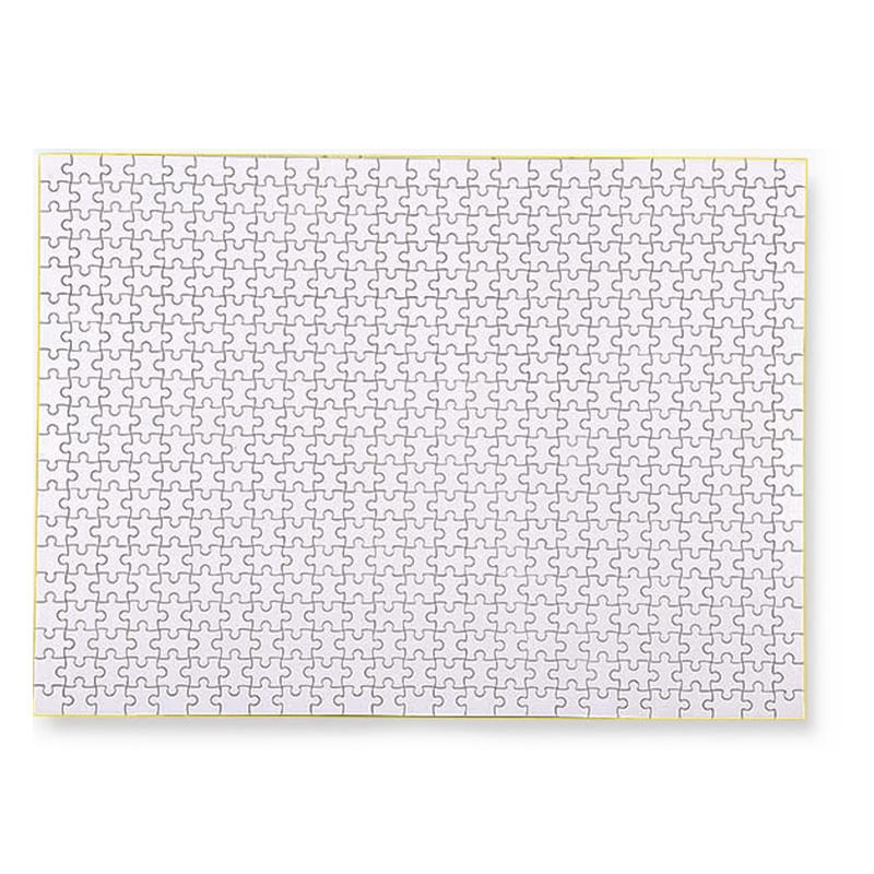 Quebra-cabeças de madeira personalizados para sublimação retangular em branco imprimíveis para impressão