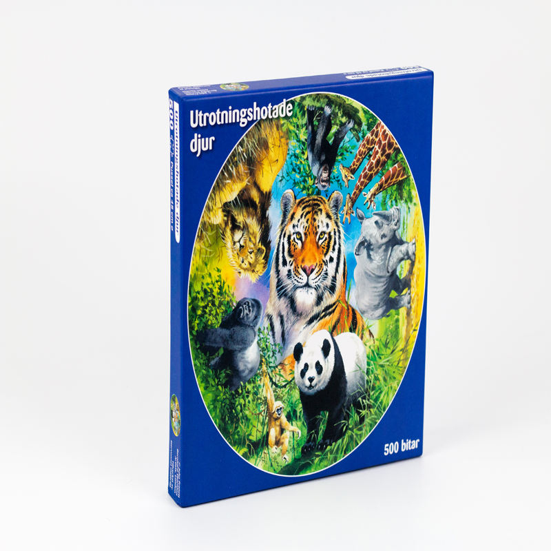 Compre no atacado 60 100 200 peças Quebra-cabeça Personalizado Impresso Grosso Aglomerado Crianças Brinquedo Quebra-Cabeça Educacional