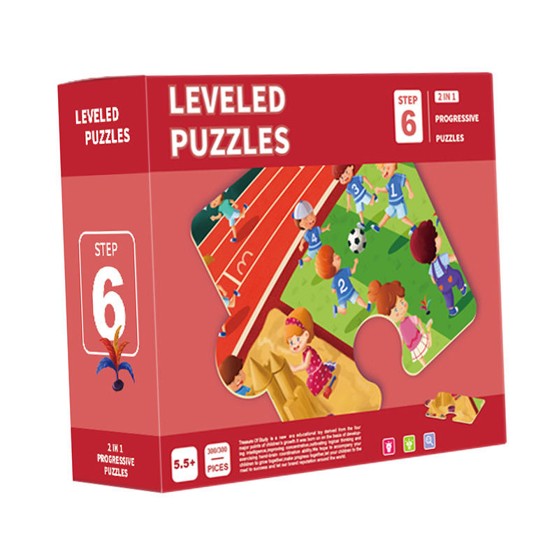 Impressão personalizada papelão infantil 2 em 1 design venda imperdível papel infantil quebra-cabeça personalizado quebra-cabeça para crianças