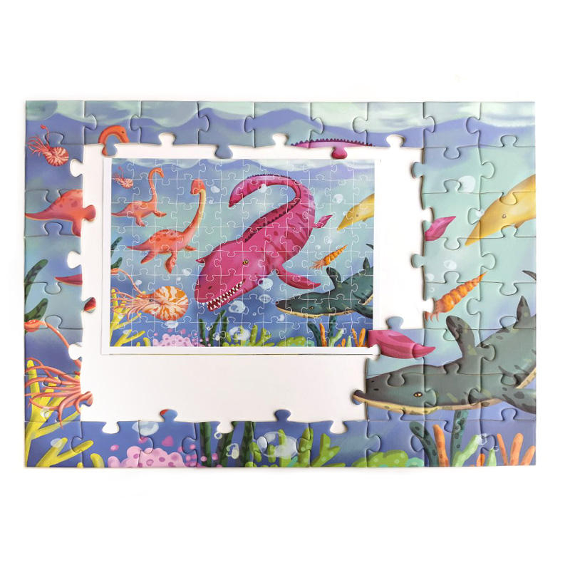 Quebra-cabeça personalizado de nível diferente barato de fábrica animal barato 100 200 peças