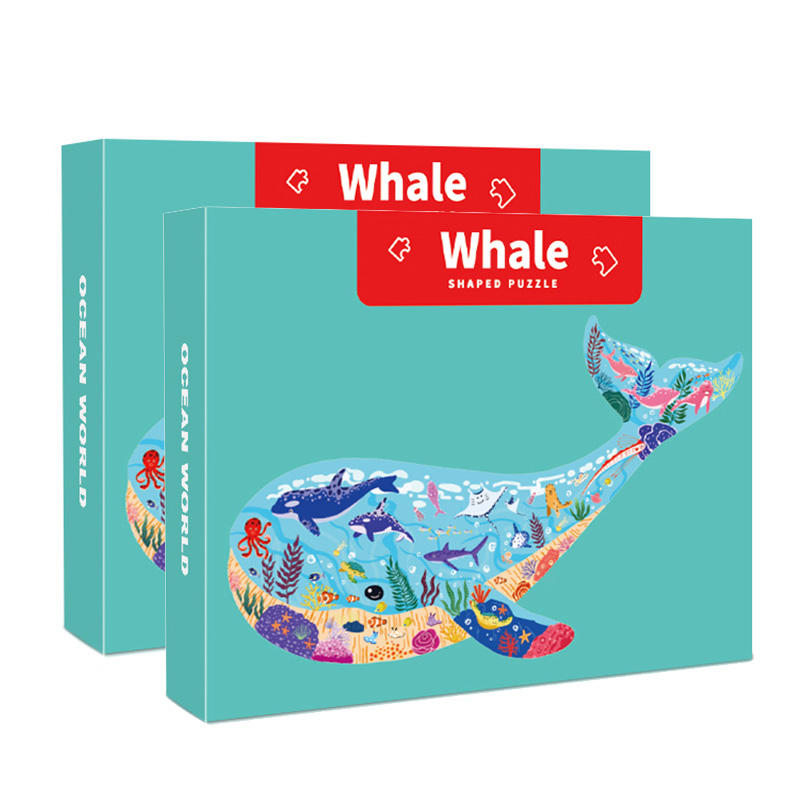 Brinquedos de quebra-cabeça educativos de alta qualidade para bebês de desenho animado de animais pequenos