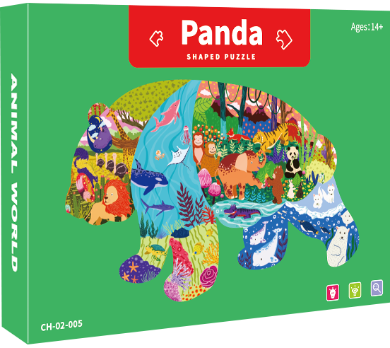 Venda imperdível impressão personalizada para crianças tamanho A3 A4 animais quebra-cabeças infantis na China