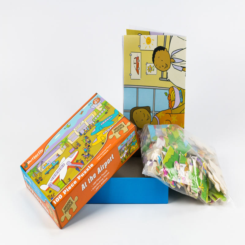 Compre no atacado 60 100 200 peças Quebra-cabeça Personalizado Impresso Grosso Aglomerado Crianças Brinquedo Quebra-Cabeça Educacional