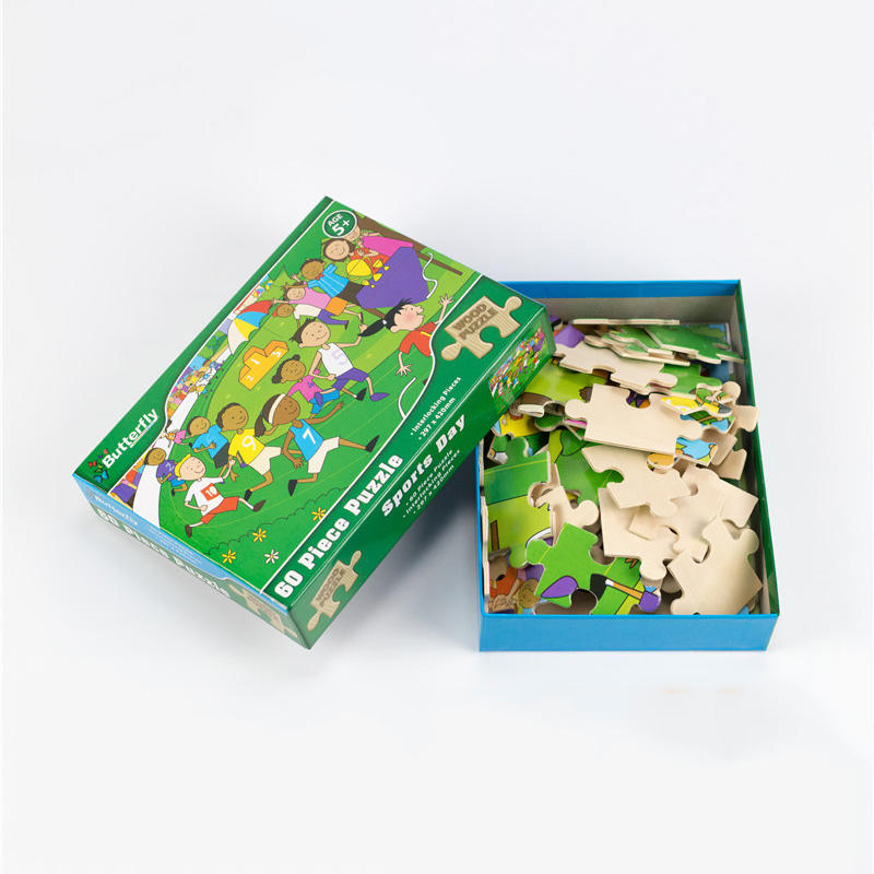 Inteligência de preço de fábrica 48 peças Quebra-cabeça de chão grande Animal Brinquedo infantil Quebra-cabeça de madeira personalizado