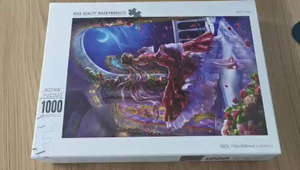 Atacado ODM OEM corte a laser brinquedo de quebra-cabeça Cenário Papelão 500 1000 Peças Quebra-cabeça Quebra-cabeça