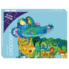 Conjunto de brinquedos educativos infantis em forma de aglomerado de animais 50 180 200 peças quebra-cabeça