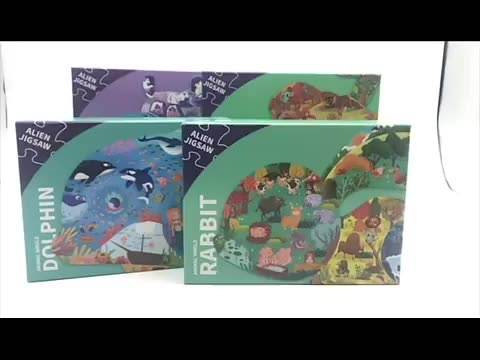 Quebra-cabeça de 120 peças em estoque papel infantil papelão complanate quebra-cabeça