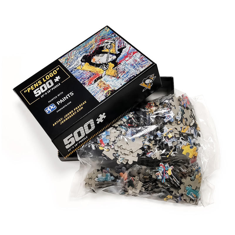 Fabricantes de presentes para adultos, adolescentes, personalizados, 500 peças, papel, papelão, quebra-cabeça, brinquedos