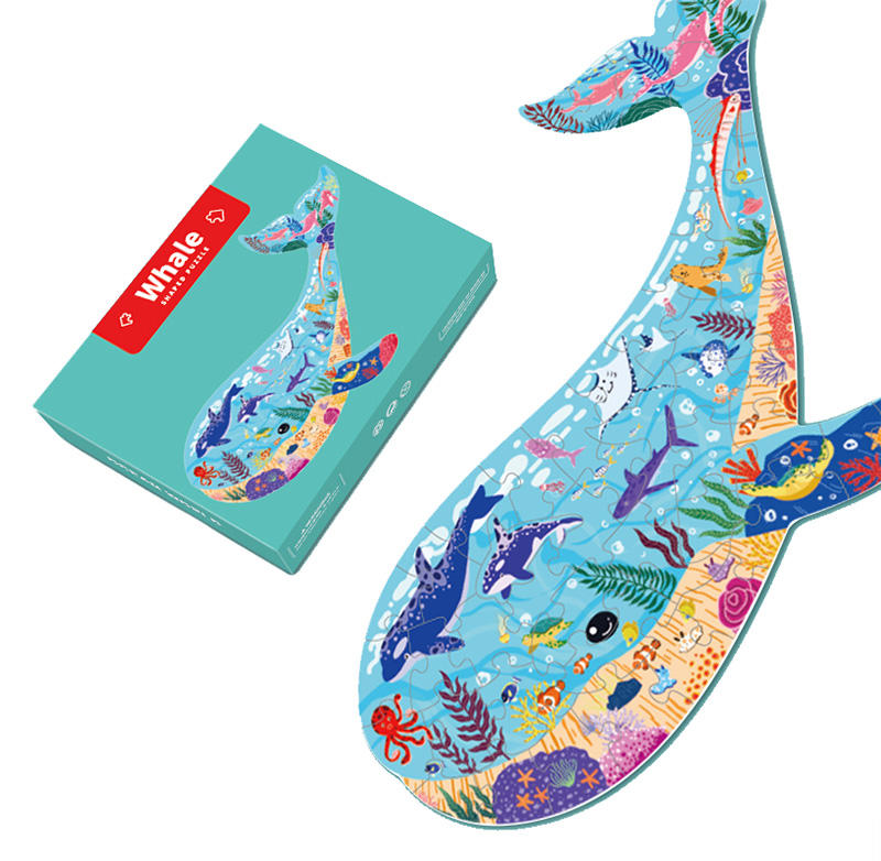 Quebra-cabeça personalizado para crianças, brinquedos educativos, jogos, animais, tamanho A3, a4, peças, quebra-cabeça