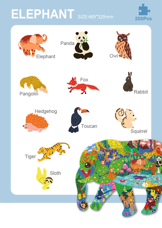Alta qualidade personalizado 100 200 peças quebra-cabeça figura de desenho animado infantil brinquedos intelectuais quebra-cabeça de madeira para crianças