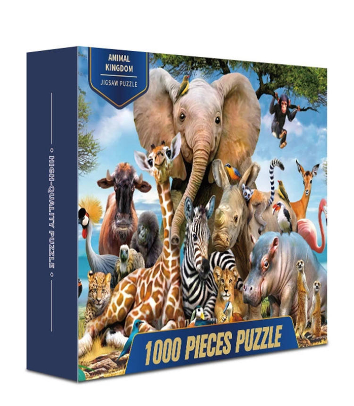 Todo o OEM ODM personalizado design personalizado papelão 500 1000 pcs peças quebra-cabeça fabricante
